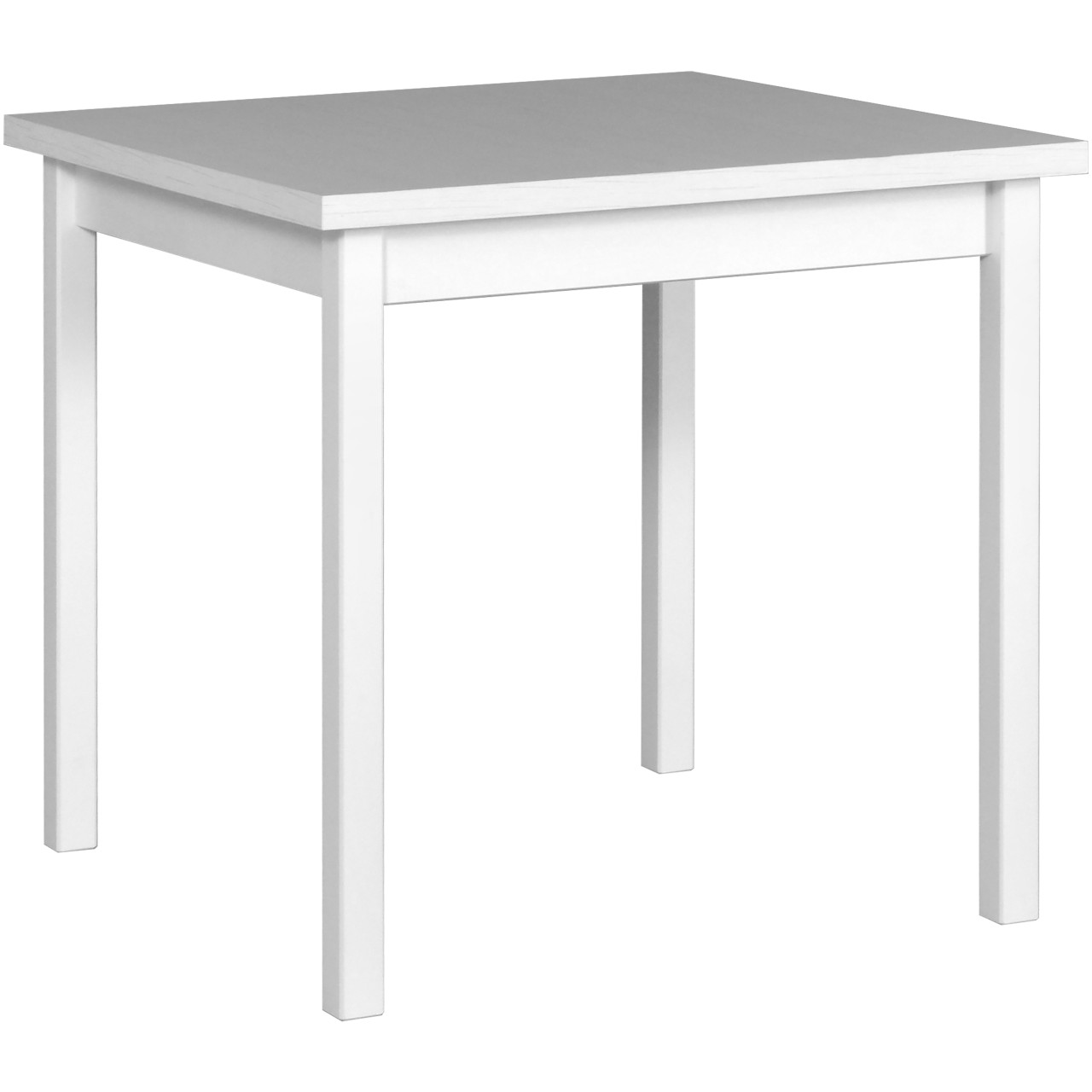 Stůl MAX 9 80x80 bílý laminát