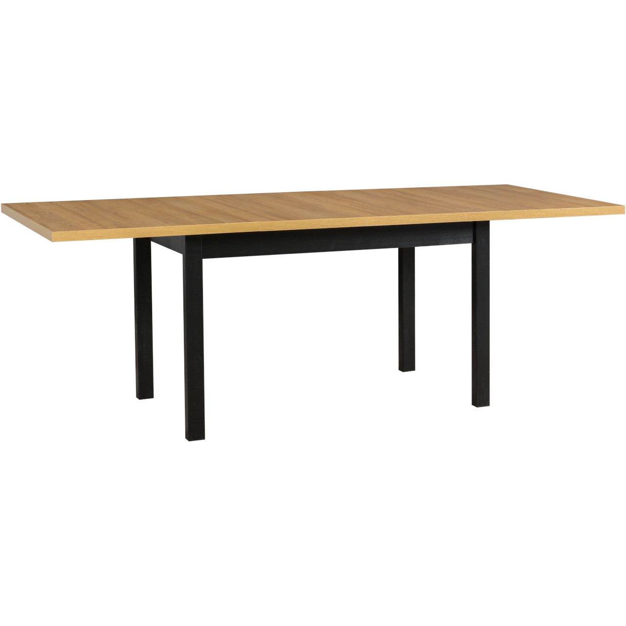 Stůl MODENA 1 XL 80x140/220 grandson laminát / černý