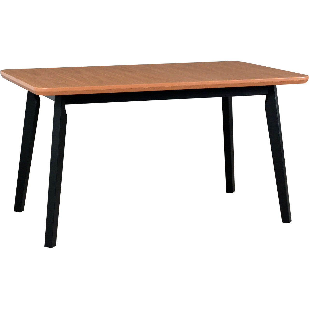 Stůl OSLO 8 90x160/200 dýha dubová / černý