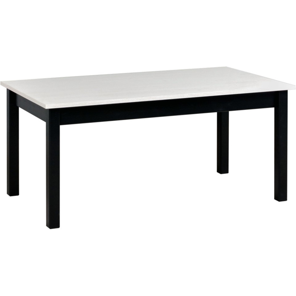 Konferenční stolek PIXI 1 60x110 bílý mat / černý