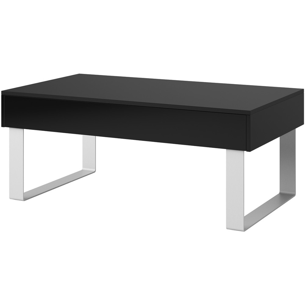 Velký konferenční stolek CALABRIA CL12 černý / černý lesk