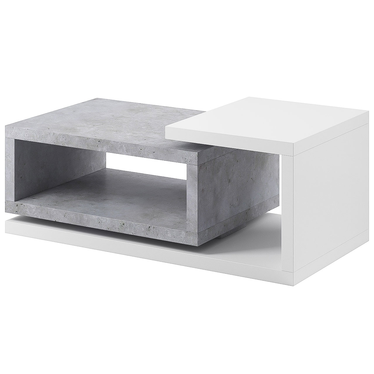 Konferenční stolek BOTA BT97 bílý / beton colorado