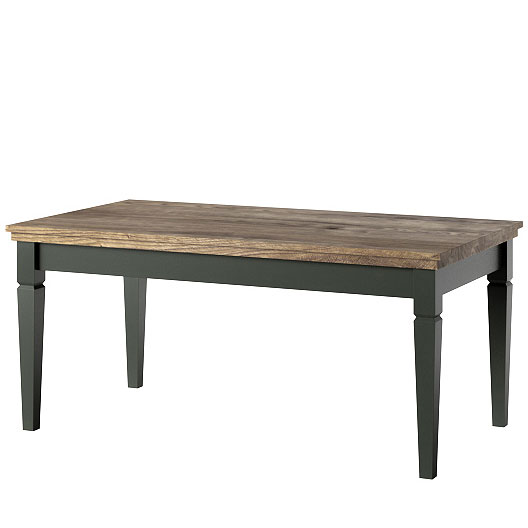 Konferenční stolek TEVORA EV99 zelený / dub lefkas