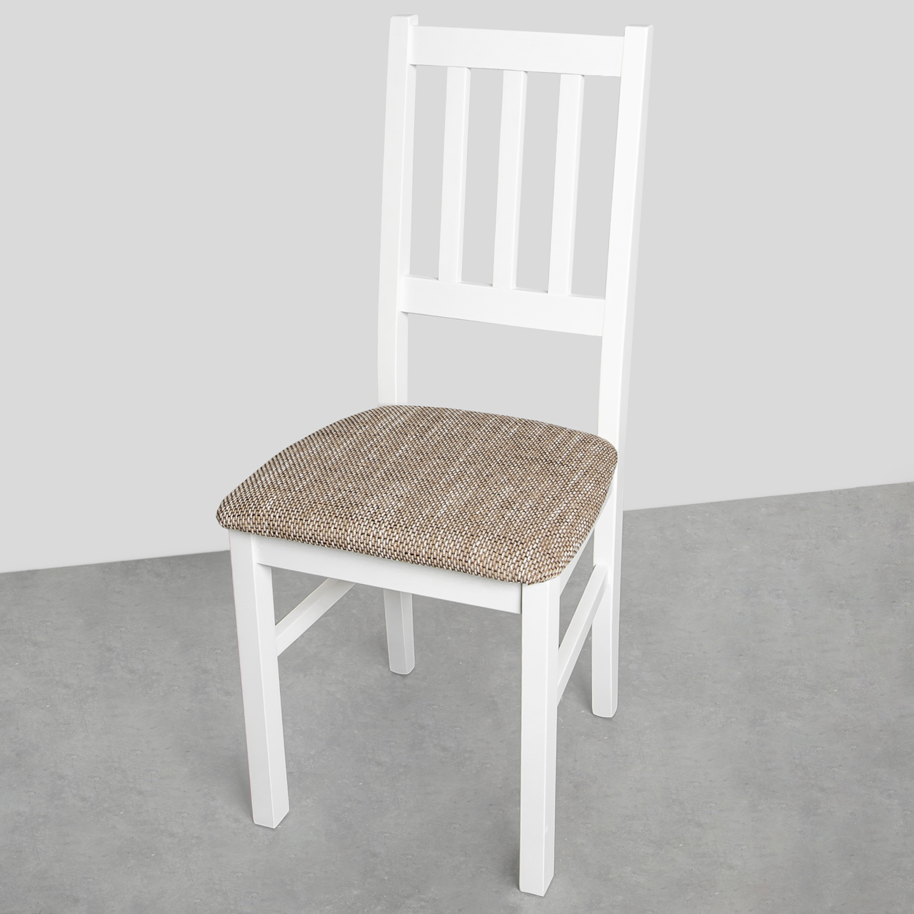 Bílá jídelní židle DK4 (2) VÝPRODEJ