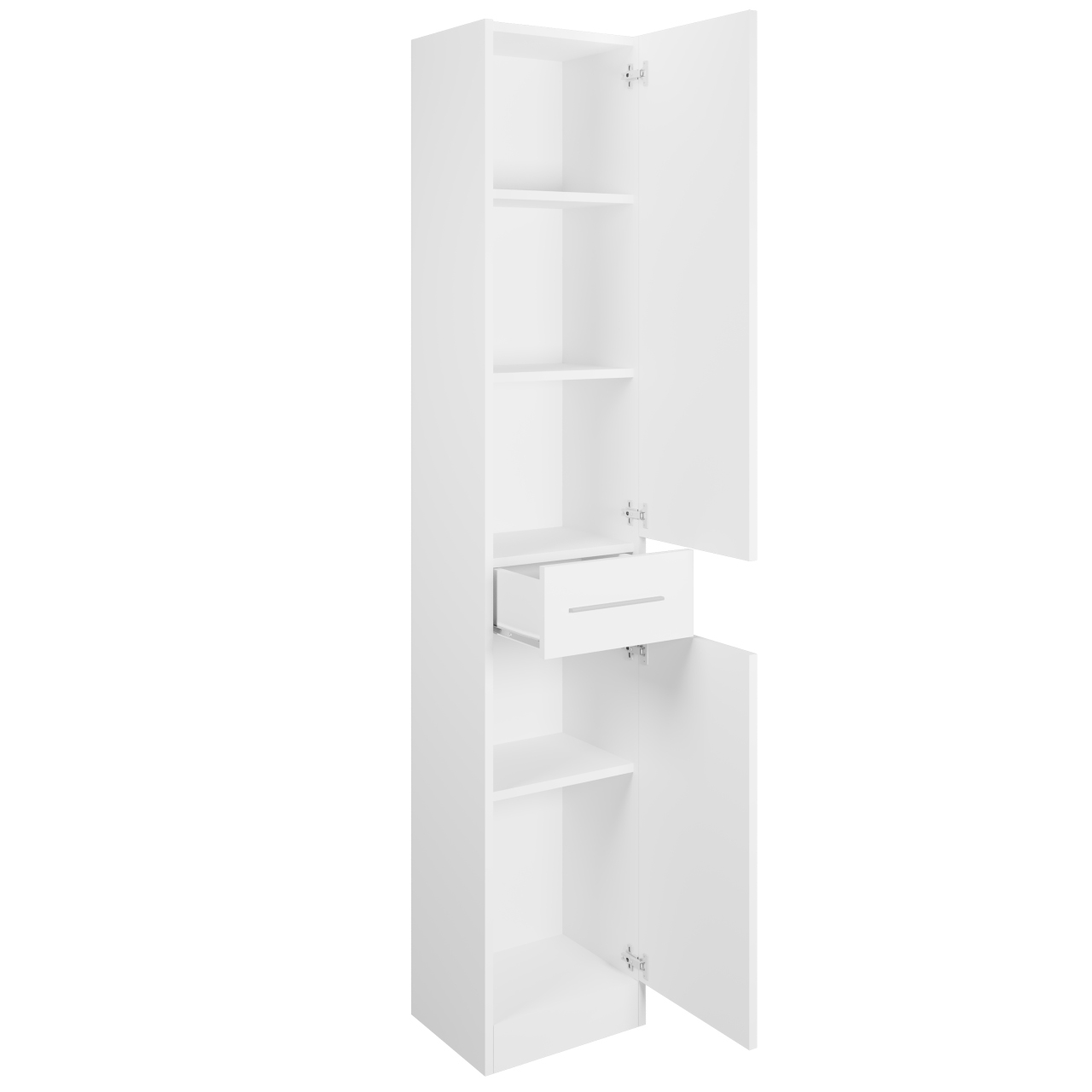 Koupelnová skříňka vysoká SLIM SL1 dub artisan / bílá