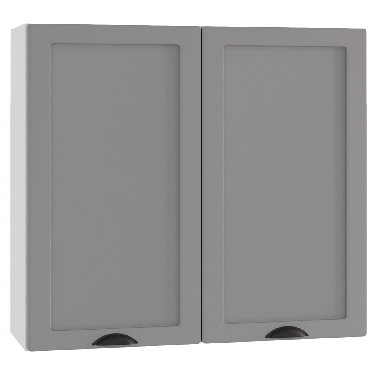 Dvoudveřová závěsná skříňka ADELE W80 SU šedý mat