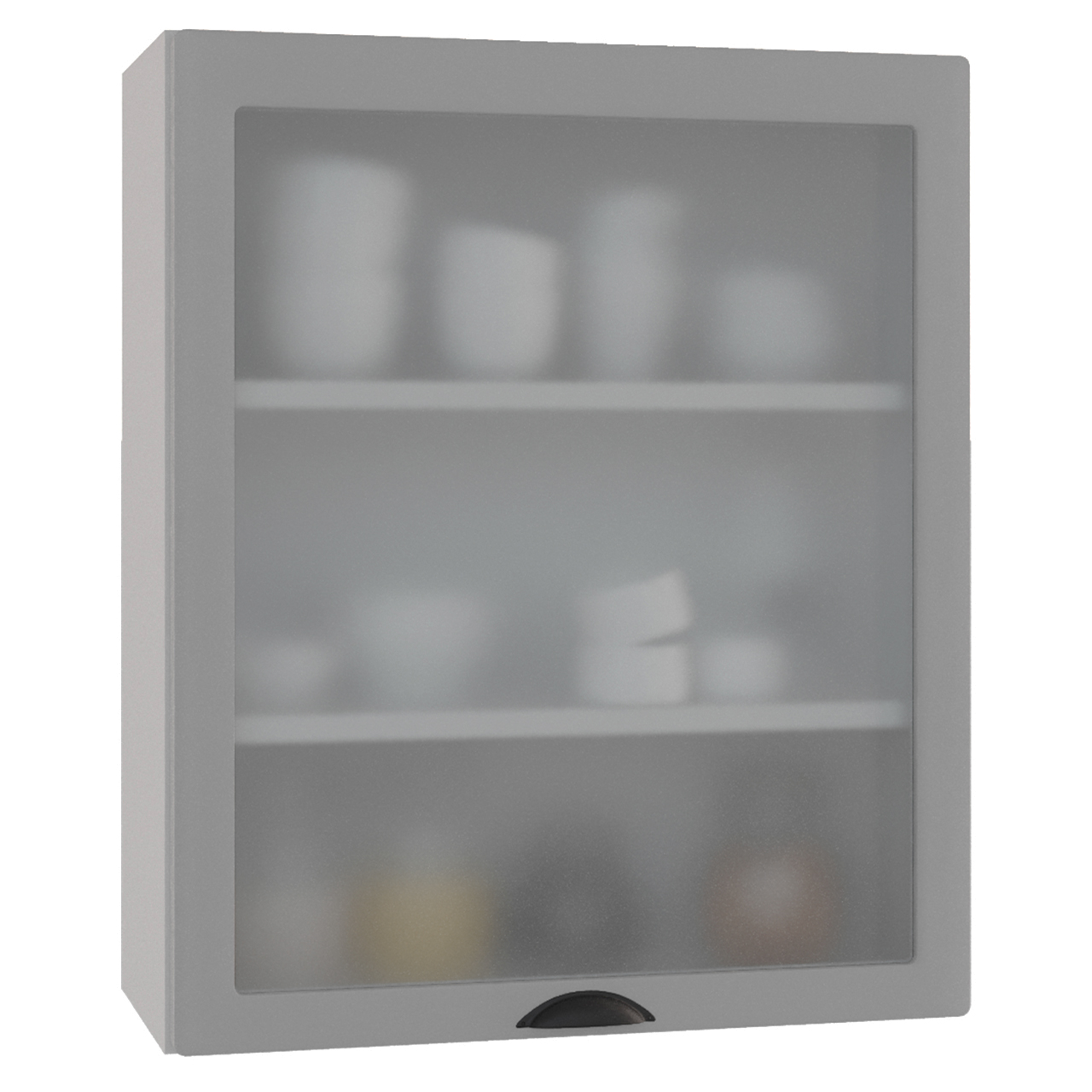Závěsná vitrína ADELE WS50 P/L šedý mat