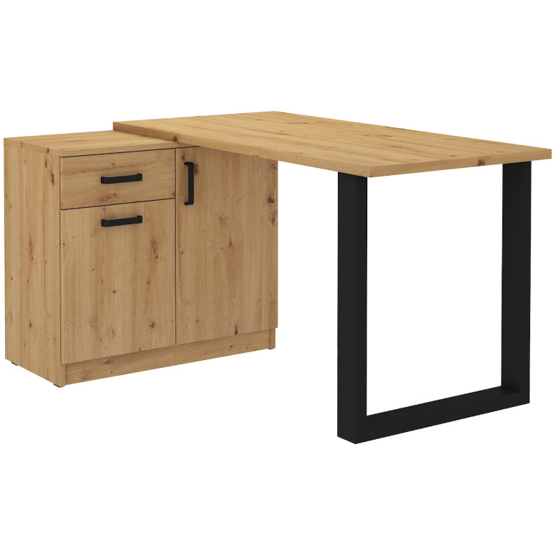 Maltis MT15 Artisan Oak psací stůl s komodou