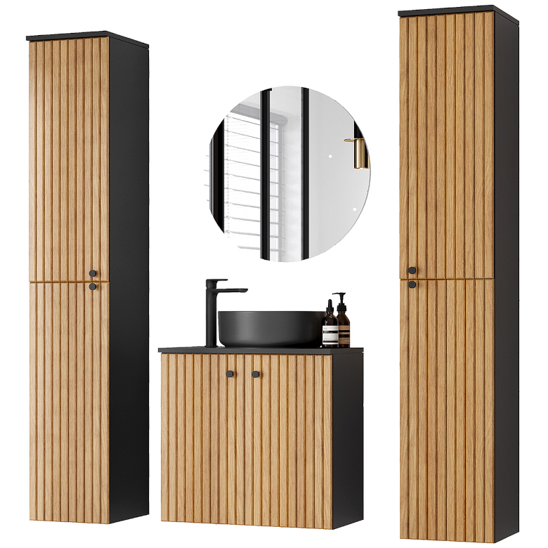 koupelna Asto Long z černého dubu