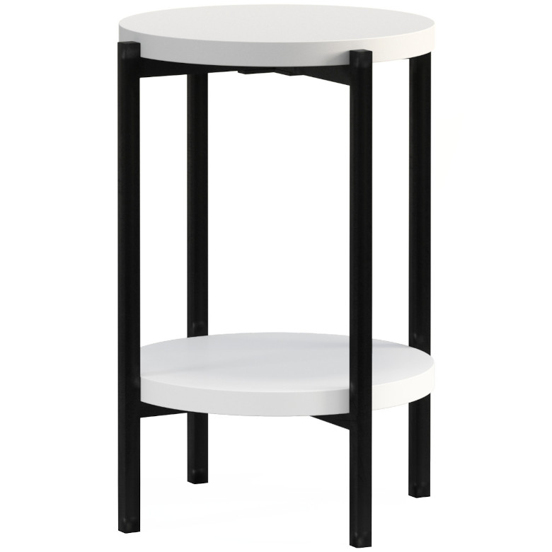 Konferenční stolek Epsion D, matně bílý