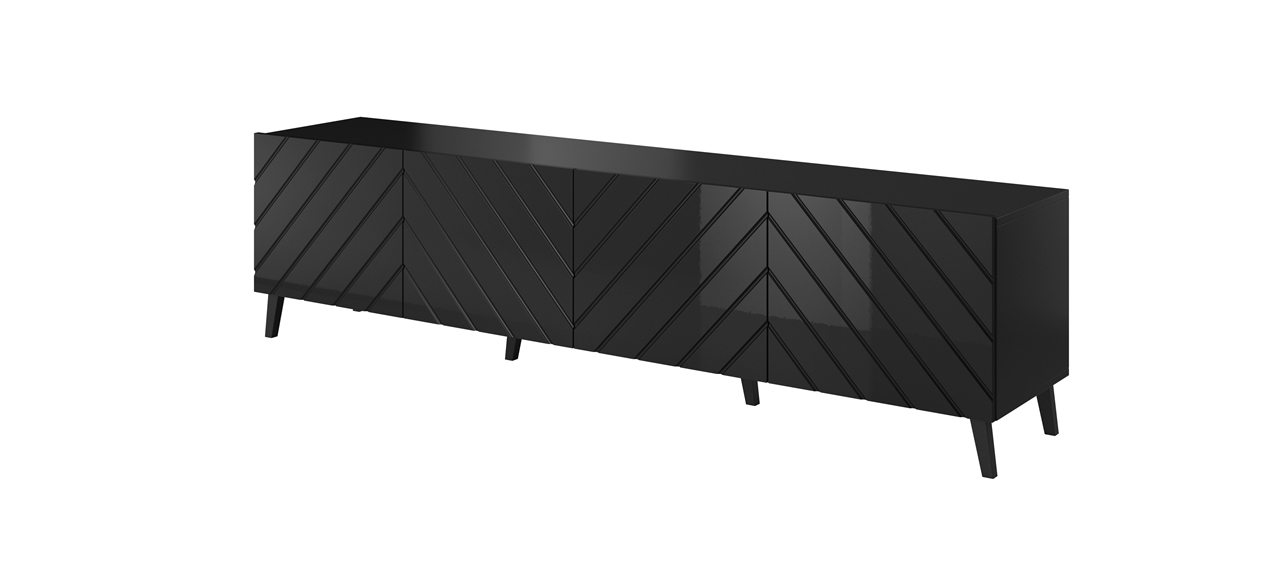 Televizní stolek ABETO 200 černý