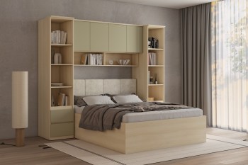 Ložnice LERRA 3 dub lindberg / eukaliptus